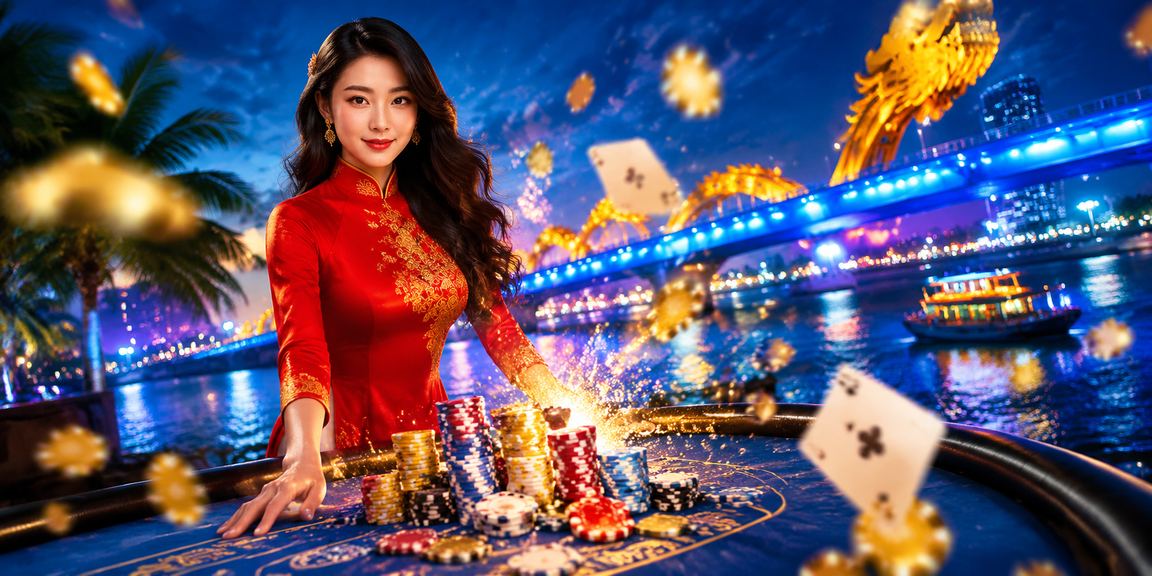 Người chơi tham gia game bài tại Đà Nẵng trong không gian áo dài truyền thống